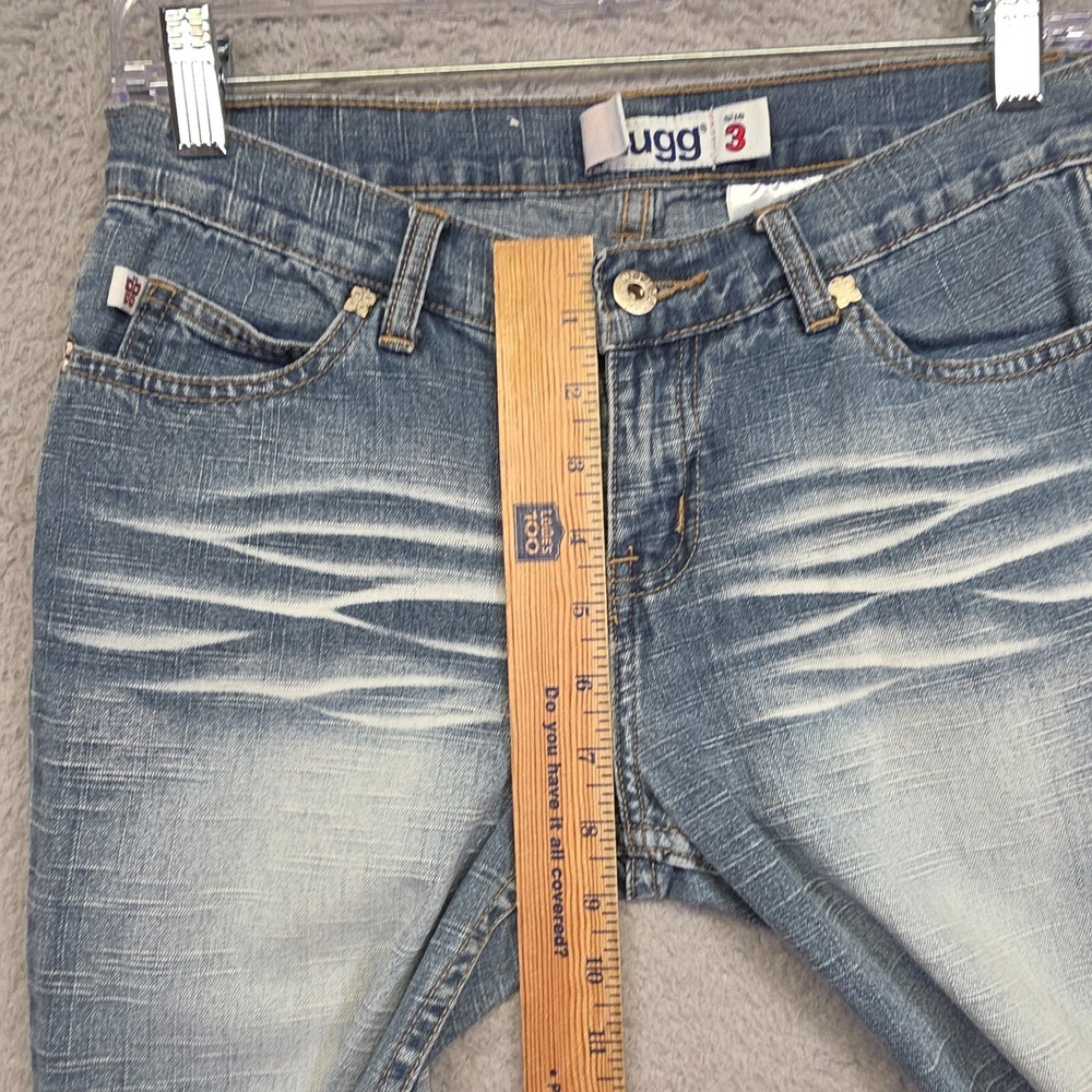 Plugg Women's Blue Flare Jeans - Picture 11 of 16